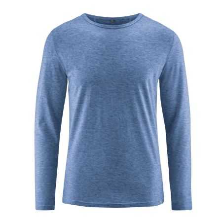 T-shirt manches longues chanvre, laine de yak et coton bio