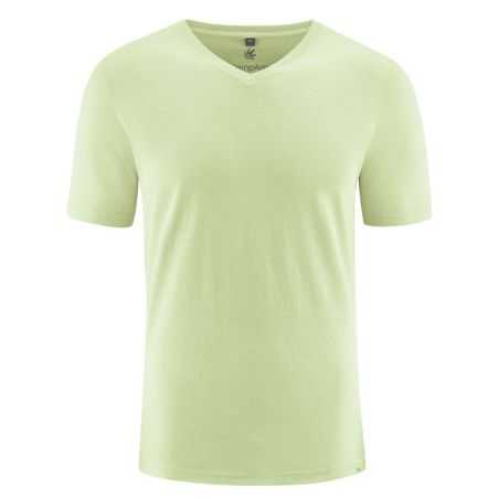 T-shirt chanvre manches courtes col V