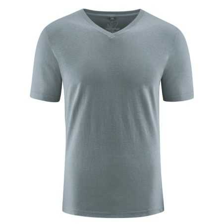 T-shirt chanvre manches courtes col V