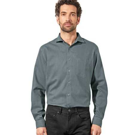 Chemise habillée manches longues chanvre et coton bio