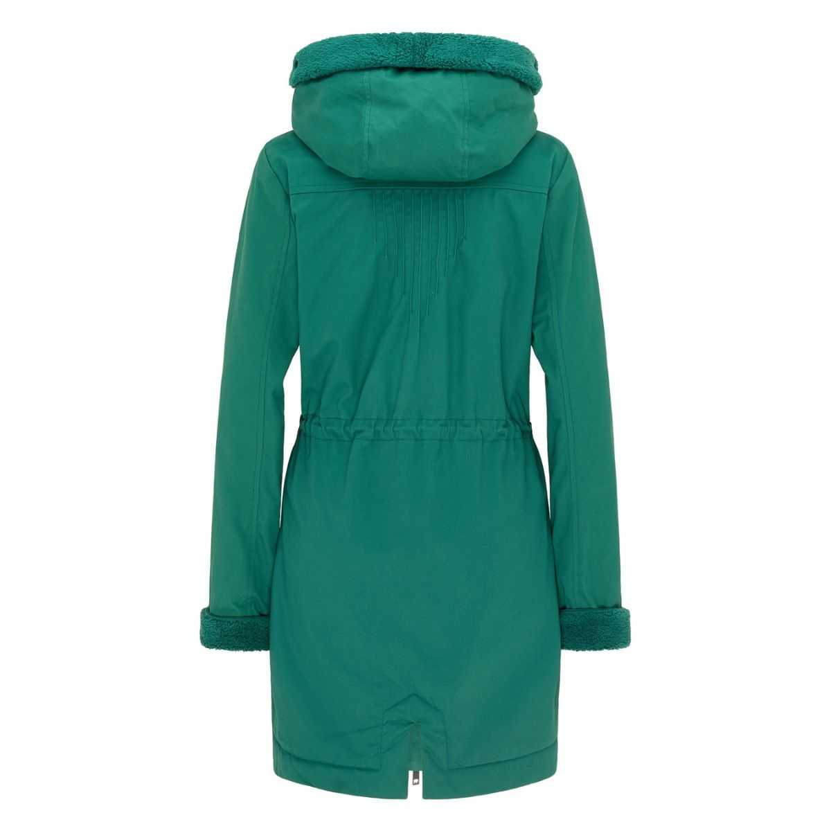 Parka en sergé 100% de coton bio, vert, KBA et VEGAN