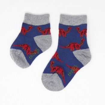 Boîte cadeau 4 paires de chaussettes dinosaures Bamboo pour bébé Boîte cadeau 4 paires de chaussettes dinosaures Bamboo pour bébé