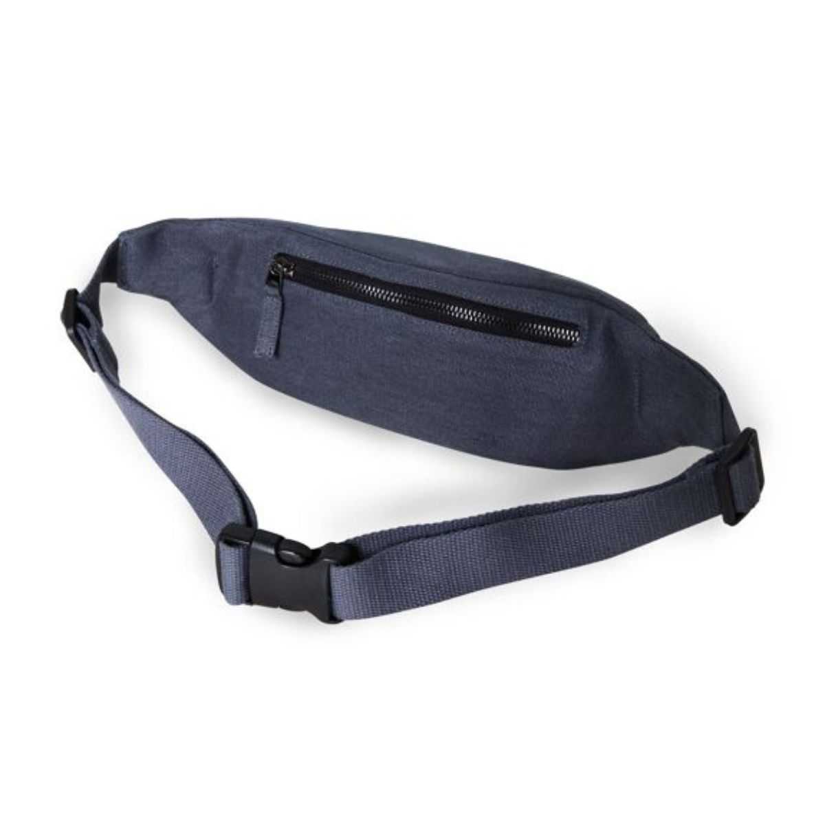 Ceinture banane en chanvre, gris anthracite, Végan