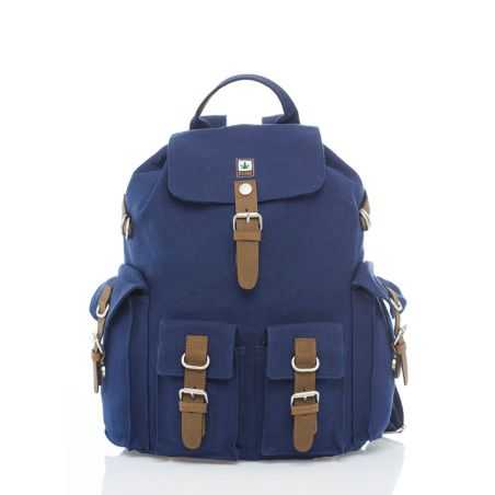 Grand sac à dos anthracite Pure chanvre coton bio