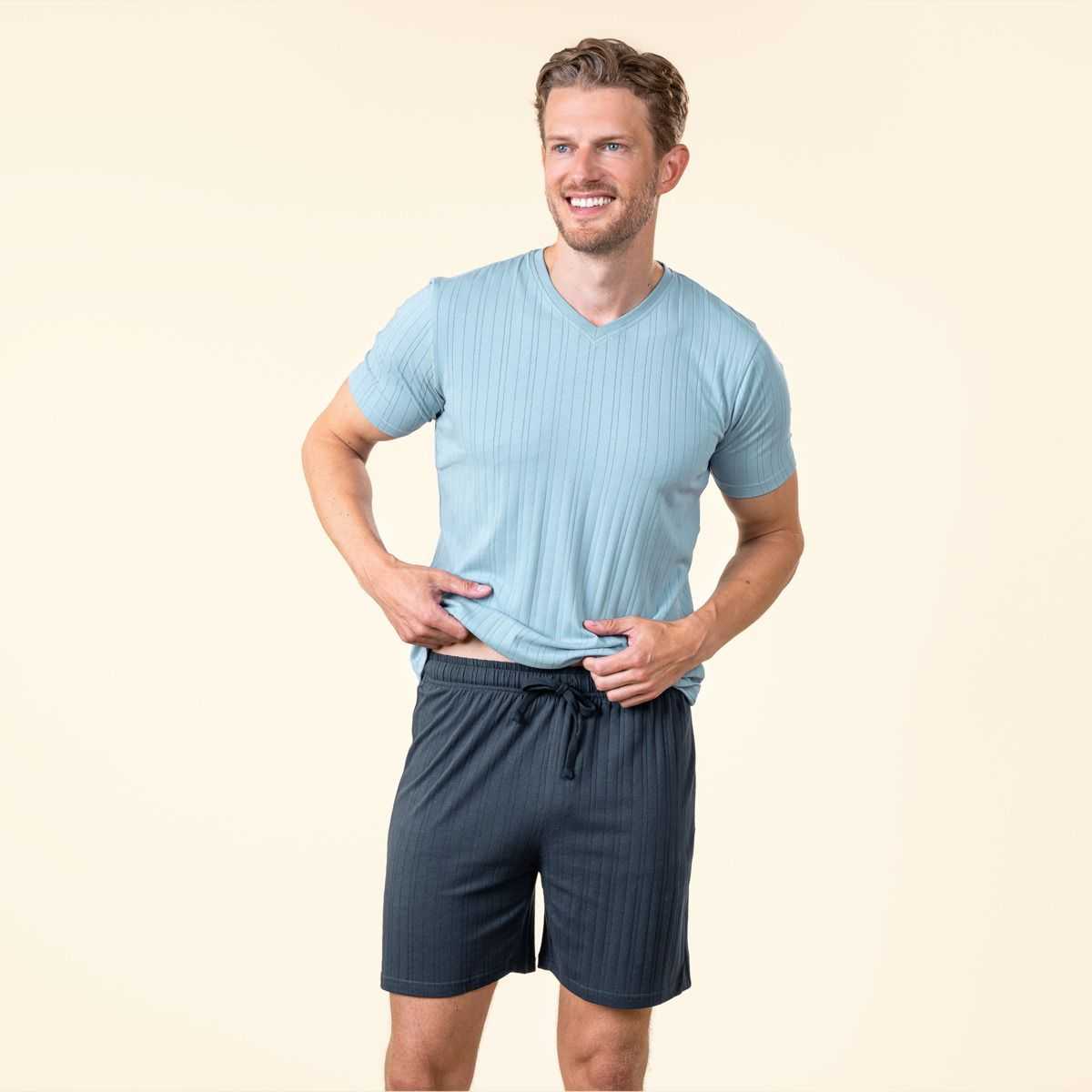 Ensemble de pyjama court "Rex" Bleu