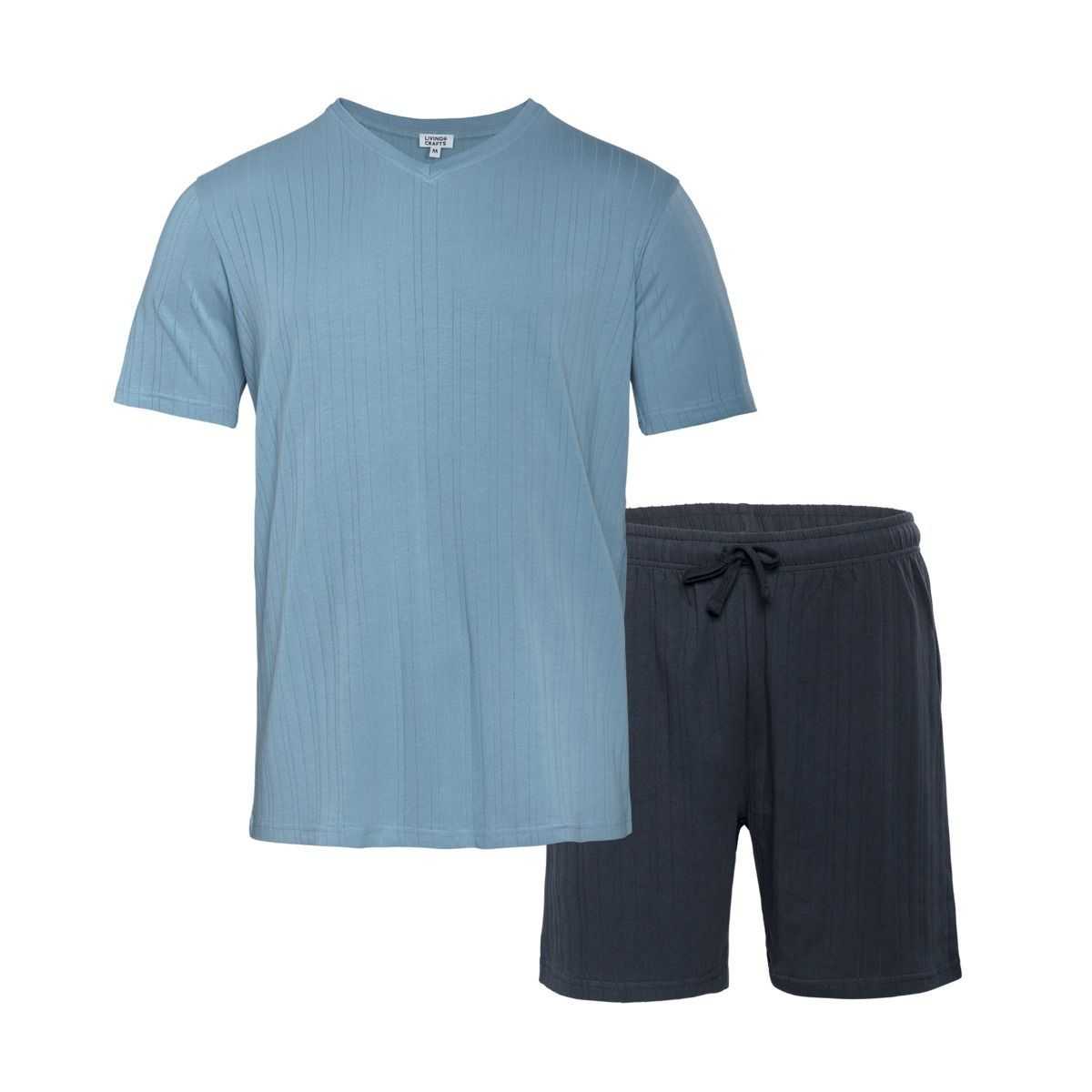 Ensemble de pyjama court "Rex" Bleu