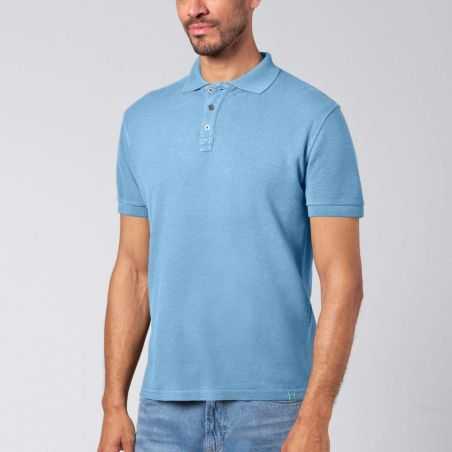 Polo piqué à manches courtes - Chanvre et coton bio