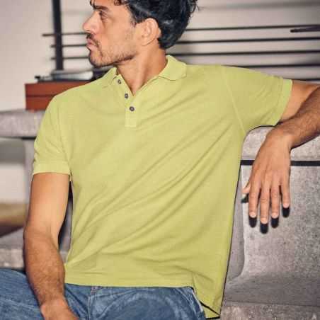 Polo piqué à manches courtes - Chanvre et coton bio