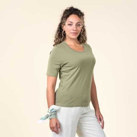 T-shirt "TABERA" vert kaki