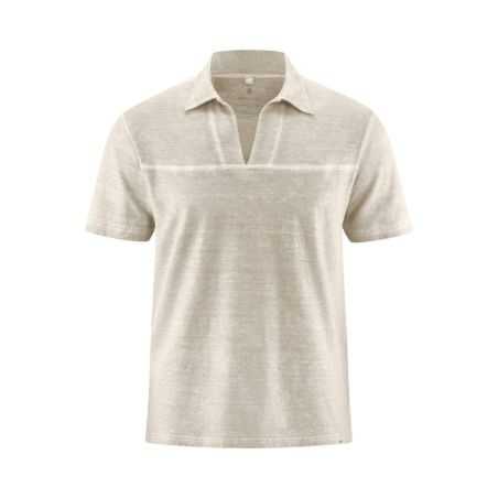 T-shirt avec col - Chanvre et coton bio