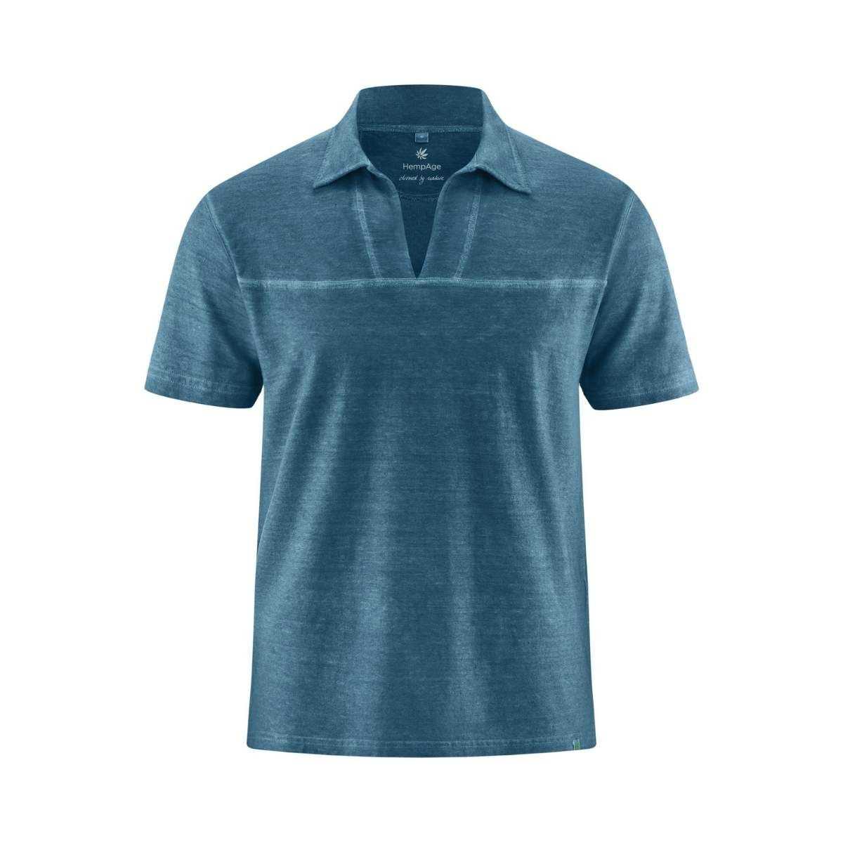 T-shirt avec col - Chanvre et coton bio