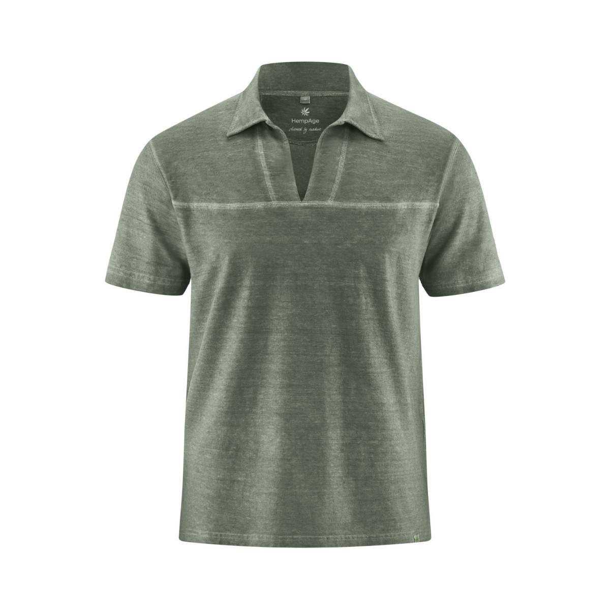 T-shirt avec col - Chanvre et coton bio