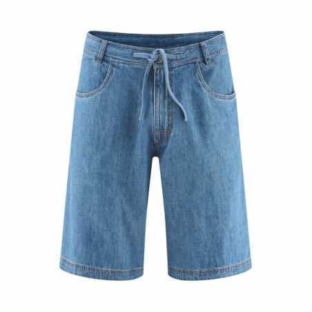 Short en jean denim tissé - Chanvre et coton bio