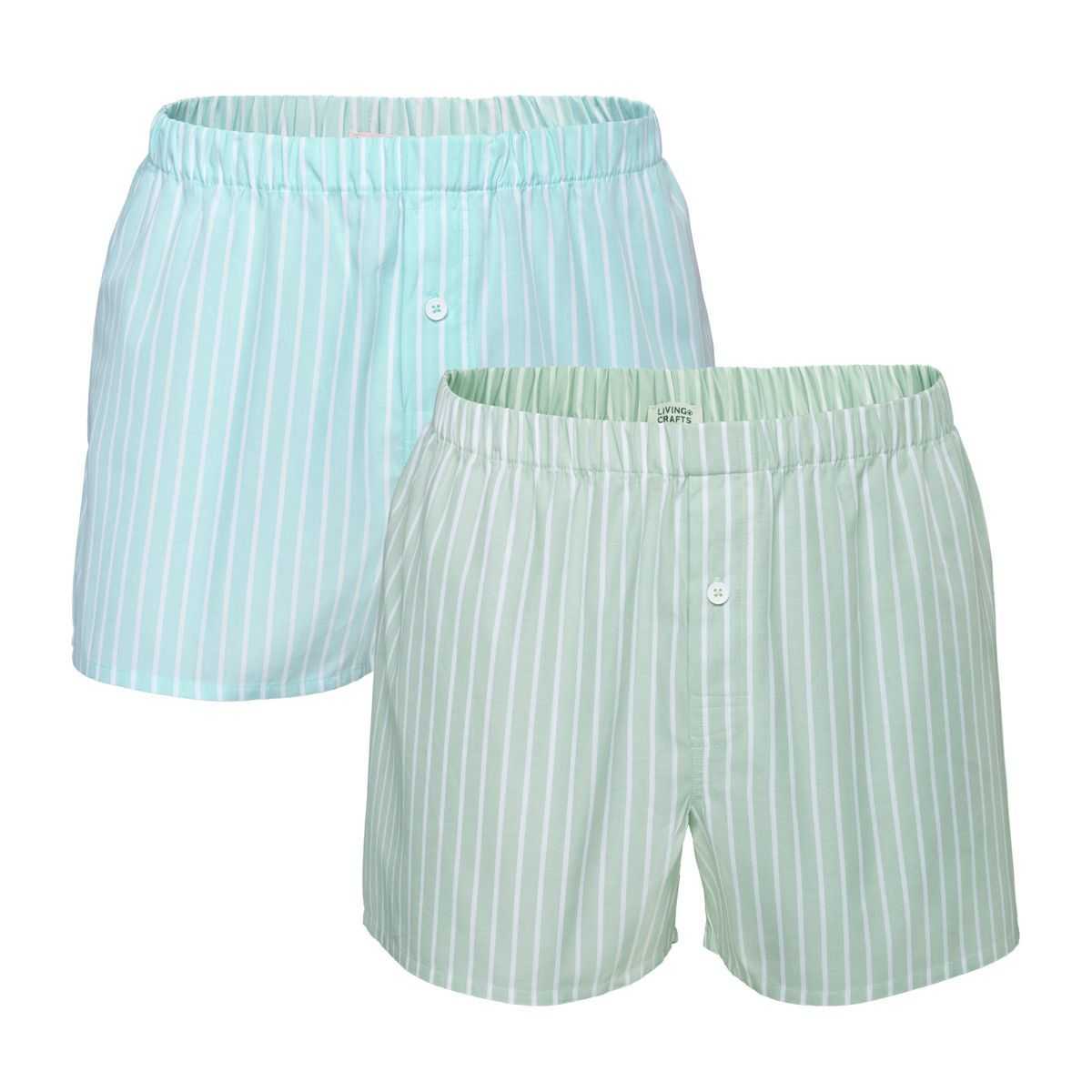 Lot de 2 caleçons "GREGOR" à rayures - Coton bio