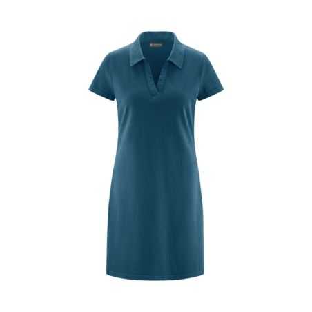 Robe polo en chanvre et coton bio – Jersey piqué léger