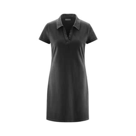 Robe polo en chanvre et coton bio – Jersey piqué léger