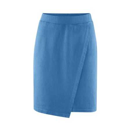 Jupe portefeuille en jersey - Chanvre et coton bio