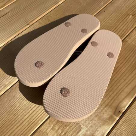 Tongs "LEOPARD" - Semelle motifs léopard
