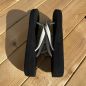 Tongs "HONOLULU" - Semelle compensée noire - Strap blanc Tongs "HONOLULU" - Semelle compensée noire - Strap blanc