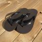 Tongs "MAURITUS" - Semelle marron et noire - Strap noir Tongs "MAURITUS" - Semelle marron et noire - Strap noir