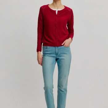 Gilet ajouré en maille