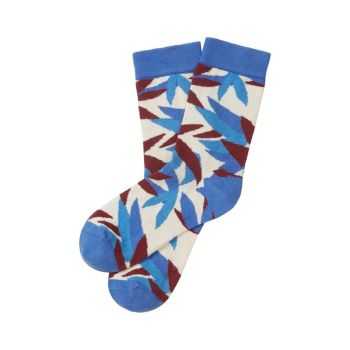 Chaussettes "BLOOM" - Motif feuillage tropical