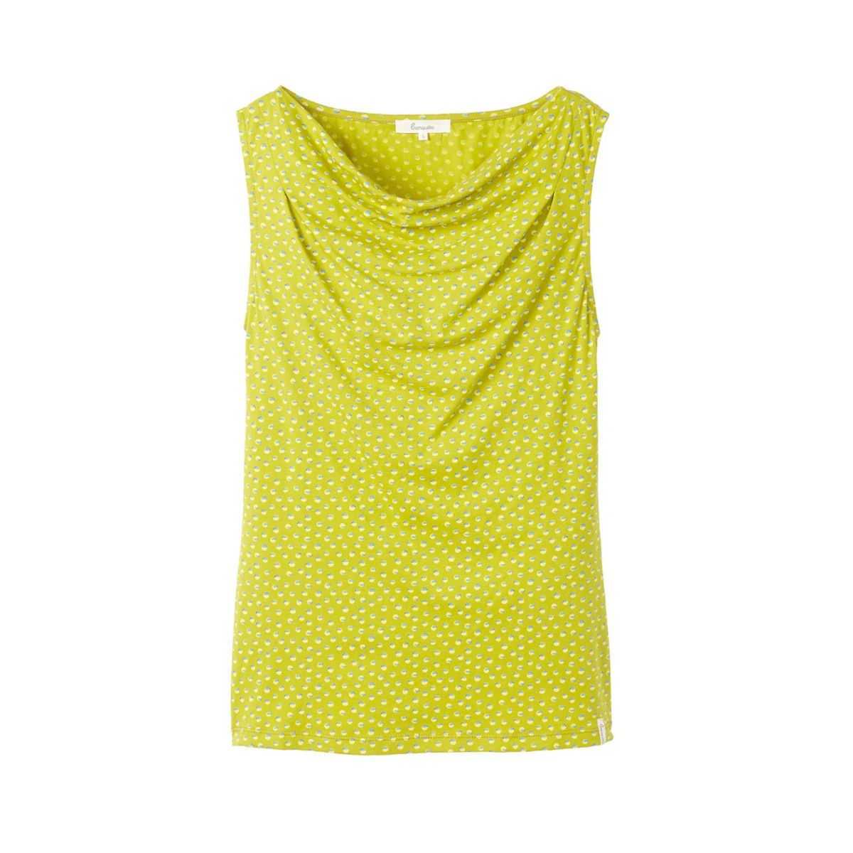 Débardeur col bénitier vert