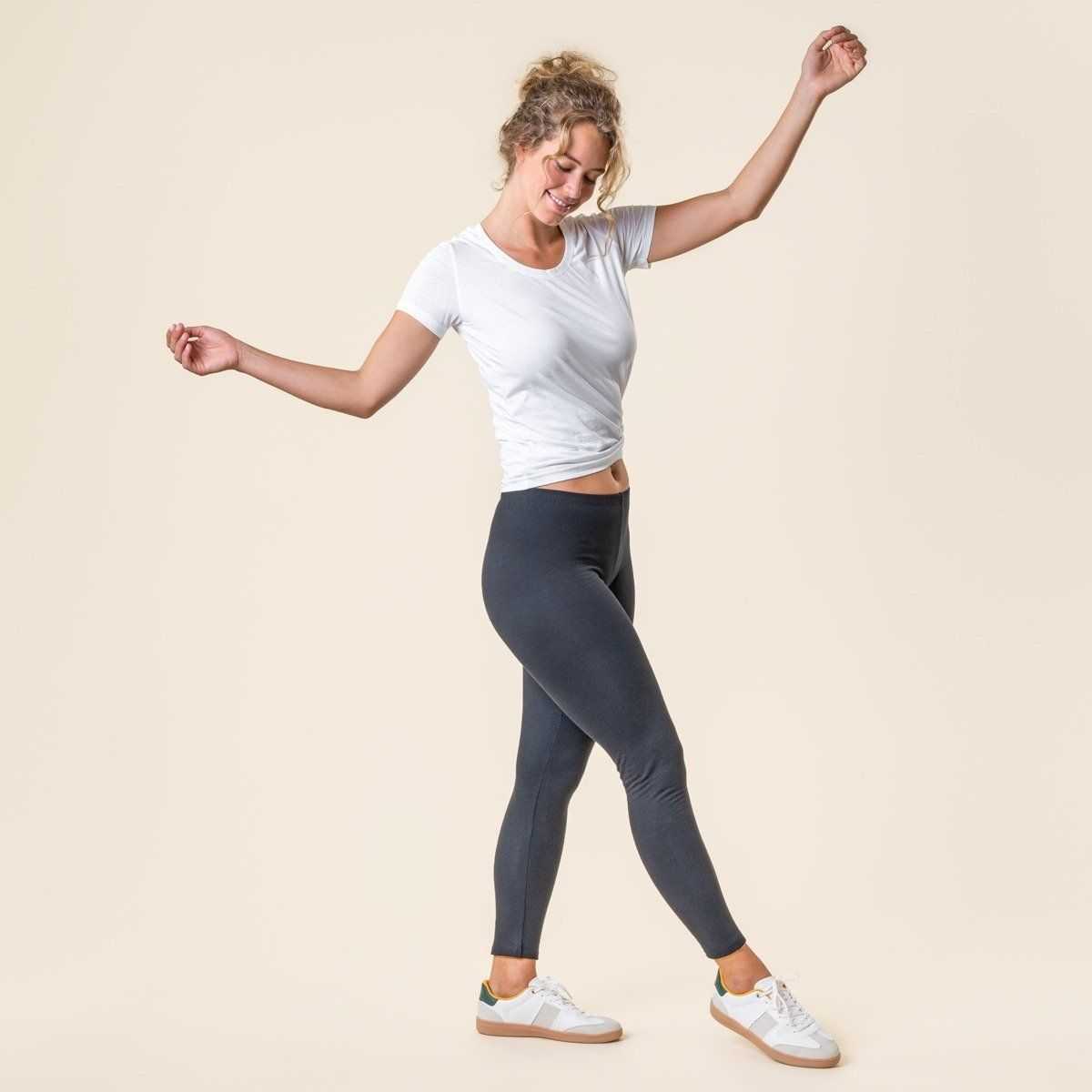 Leggings "ANNEDORE" - 92 % Coton bio - GOTS
