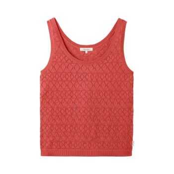 Débardeur ajouré en coton bio