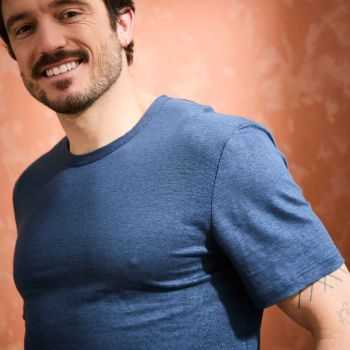 T-shirt "ALIN" 100% lin, col rond