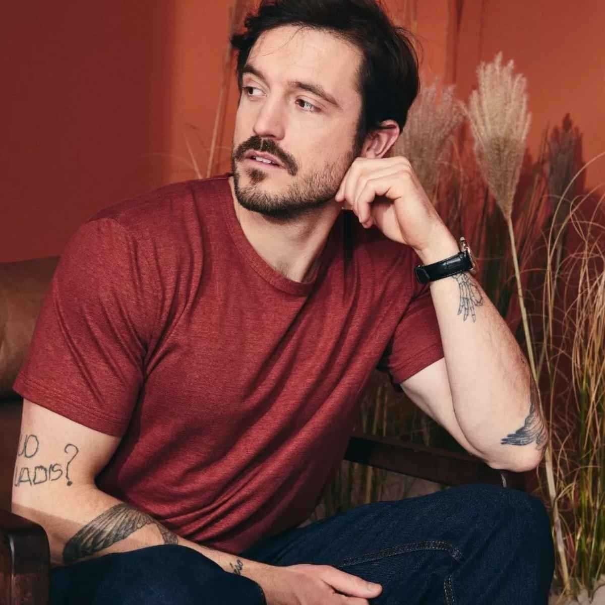 T-shirt "ALIN" 100% lin, col rond