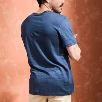 T-shirt "ALIN" 100% lin, col rond