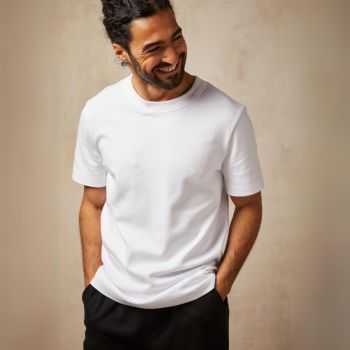 T-shirt "ROBIN", épais, col rond