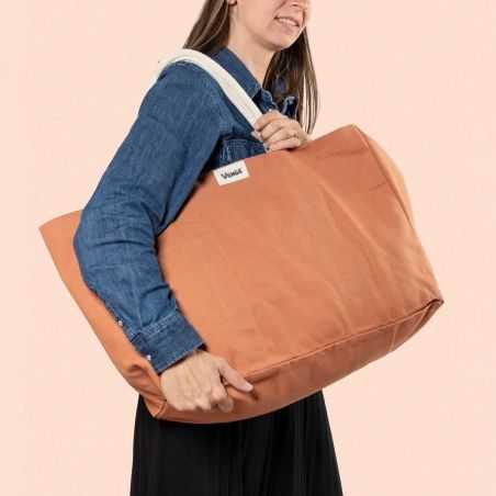 Sac cabas en coton bio - Plusieurs couleurs
