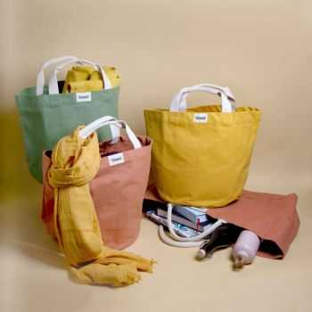 Sac cabas "CITY" en coton bio - Plusieurs couleurs disponible