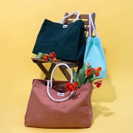 Sac cabas en coton bio - Plusieurs couleurs