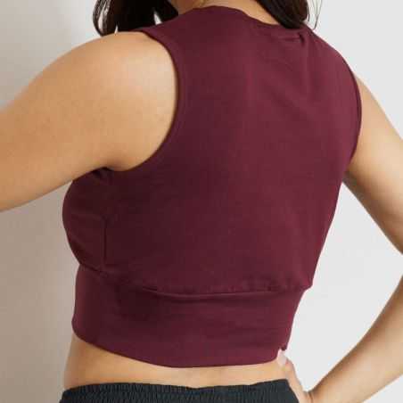 Crop top "AJOONEE", coton bio Muùne