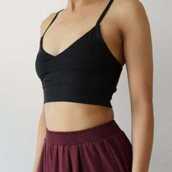 Brassière "SAT" en coton bio, Muùne