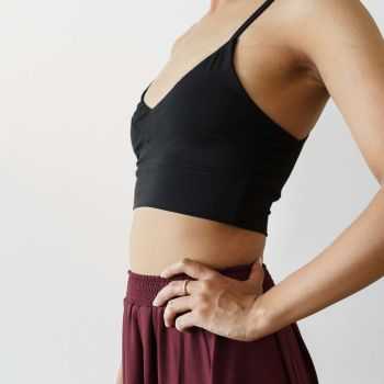 Brassière "SAT" en coton bio, Muùne