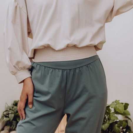 Pantalon de yoga "SAMASTHA" en coton bio, Muùne