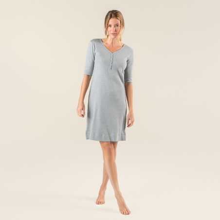 Chemise de nuit "RETIEBA", 100% coton bio