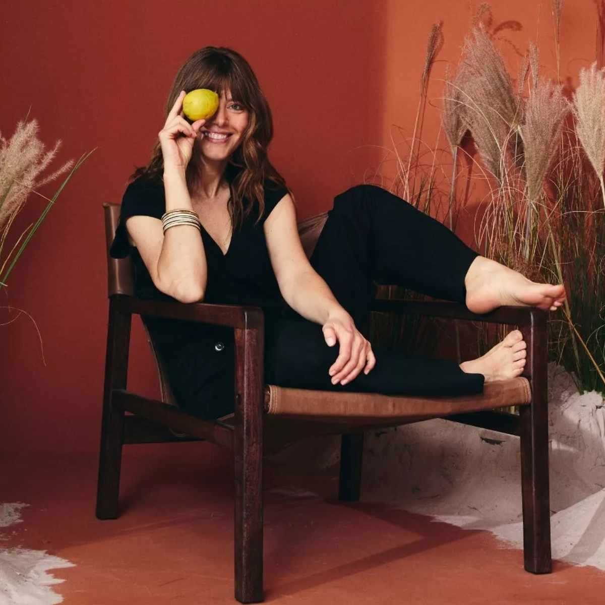 T-shirt "ALINA" 100% lin, col V 