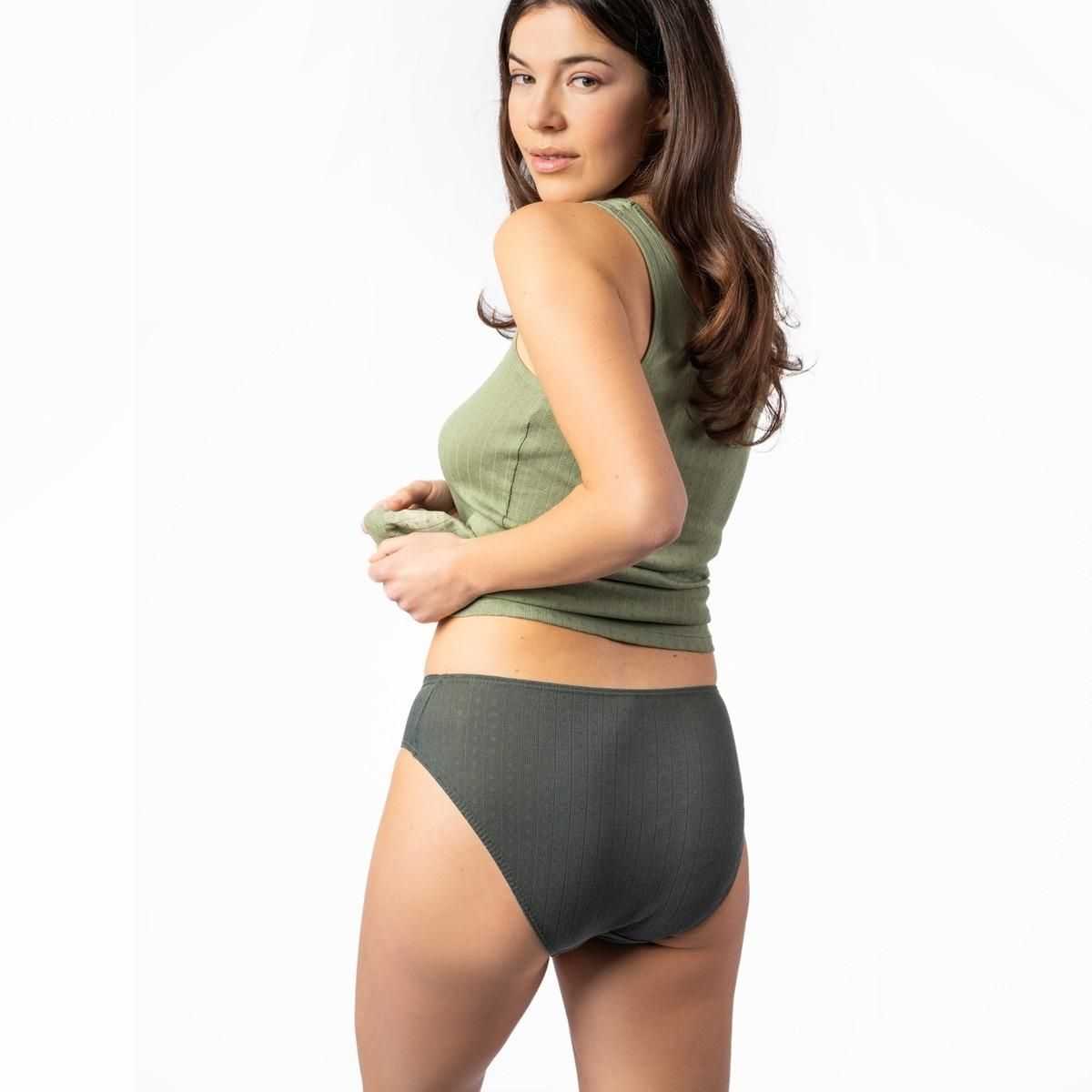 Lot de deux slips en coton bio, RYLIE