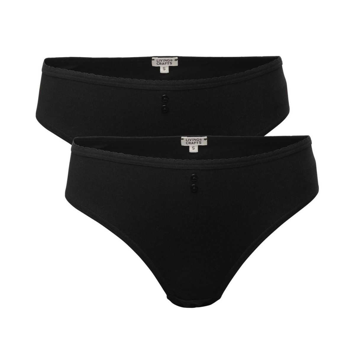 Lot de deux slips "RASINA" en 100% coton bio Lot de deux slips "RASINA" en 100% coton bio