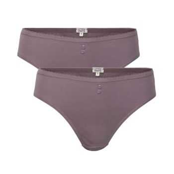 Lot de deux slips "RASINA" en 100% coton bio