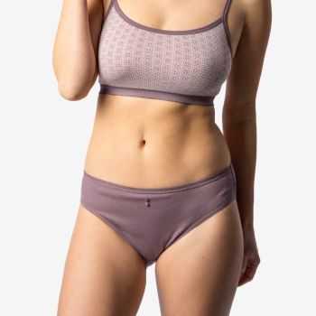 Lot de deux slips en coton bio, bleu, RASINA