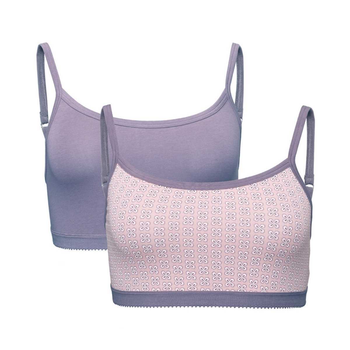 Lot de 2 brassières "PIPPA" coton bio, GOTS et VEGAN