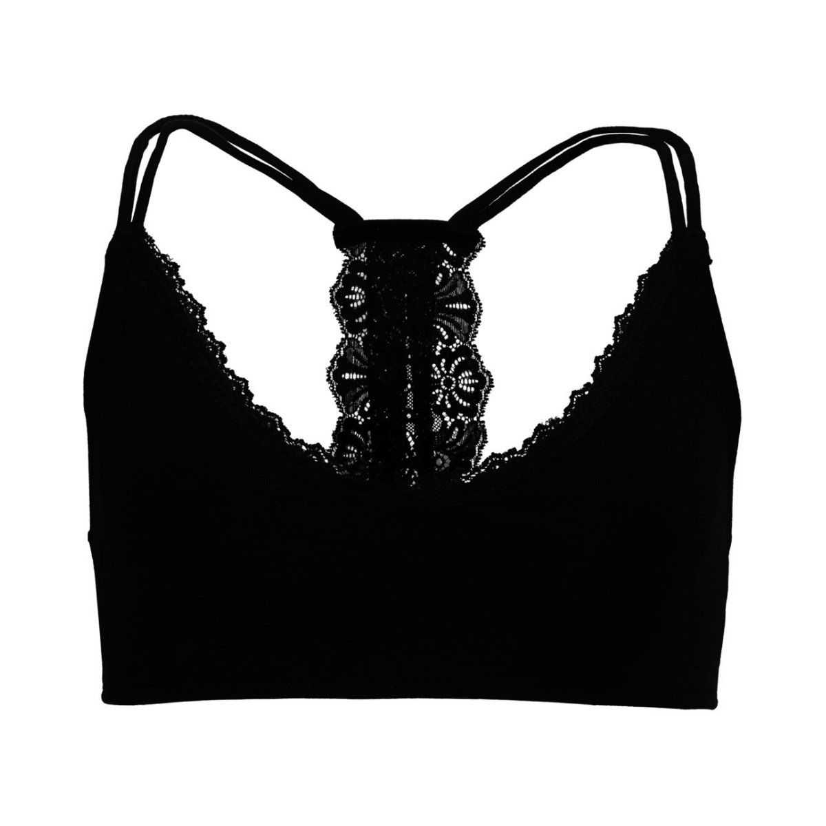 Bustier "USAMBARA" avec dentelle, coton bio
