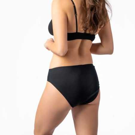 Shorty "UVANA" avec dentelle, coton bio