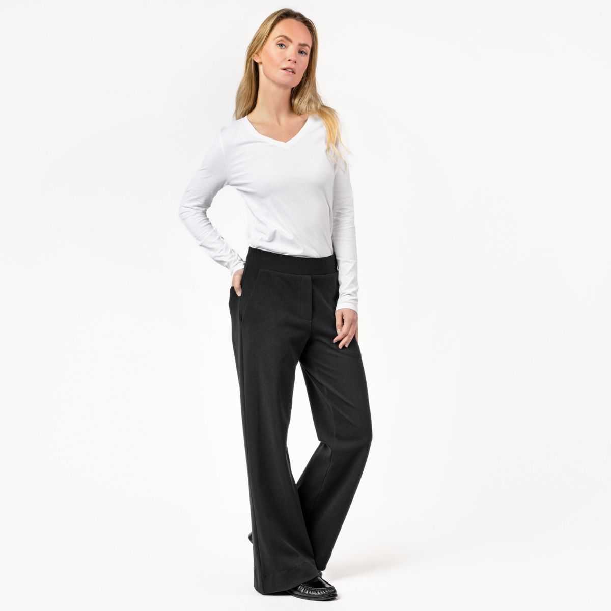 Pantalon "TAMINA" coupe droite, coton bio